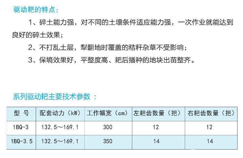 1BQ-3-3.5型驅(qū)動(dòng)耙